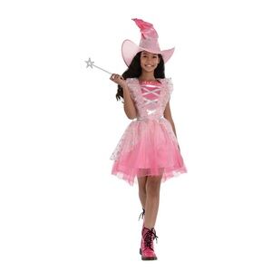 Fairytale Witch Costume with Hat and wand